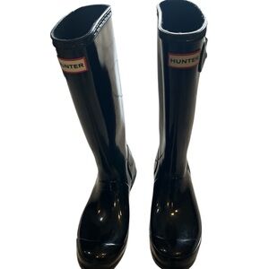 Hunter‎ Black Tall Rain Boots